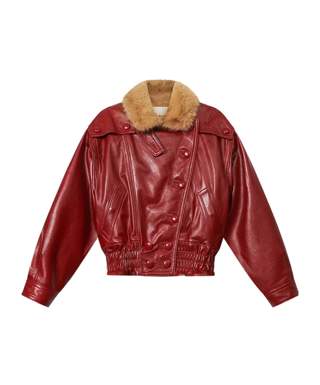 Isabel Marant Valina leather coat, photo 2 of 5 from SENSER