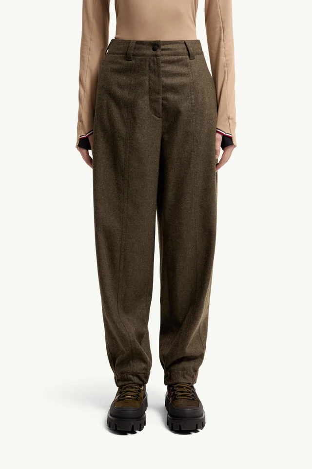 Moncler Grenoble Pleat Detailed Trousers, photo 2 of 6 from SENSER