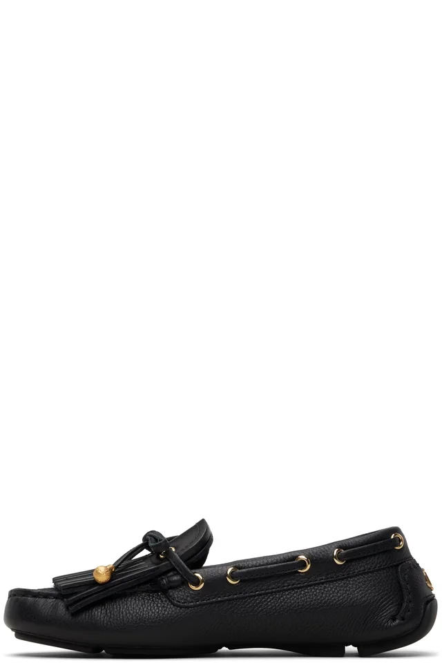 Jimmy Choo Black Manon F Loafers, photo 3 of 5 from SSENSE