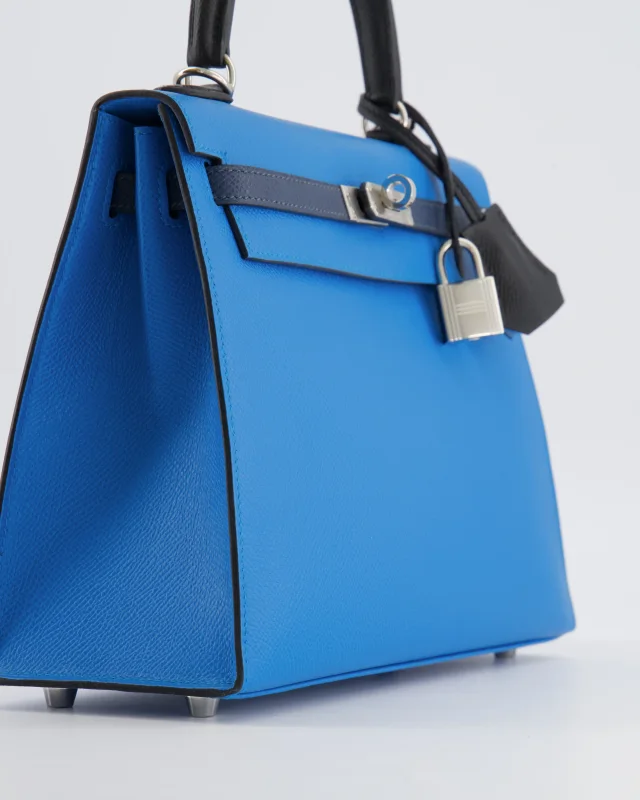 Hermès Kelly II Tricolour 25 Sellier Bag in Black Epsom leather from Sellier, photo 13 of 21
