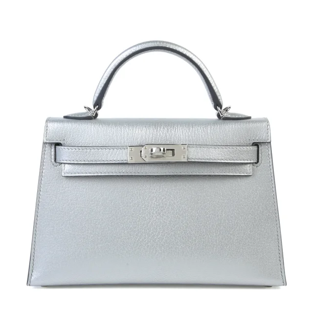 Hermès Mini Kelly II Argent (05) from Ginza Xiaoma