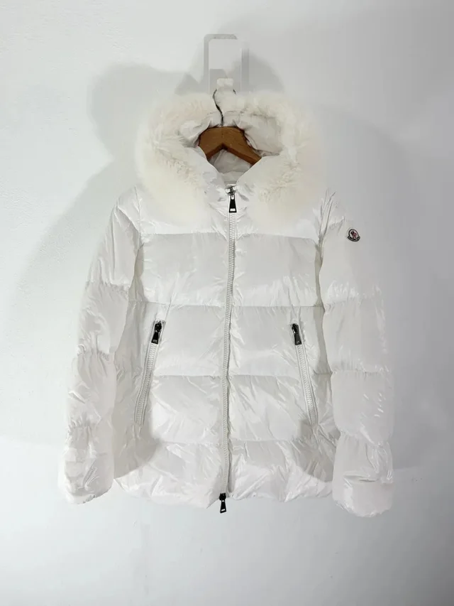 Moncler Laiche Giubbotto in white from Grailed