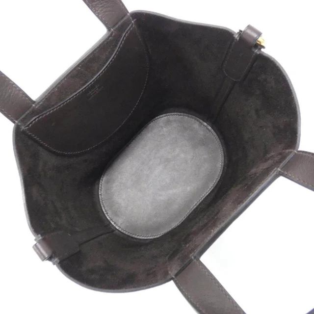 Hermès In The Loop calfskin bag in Brown Calfskin from LuxUness, photo 8 of 9