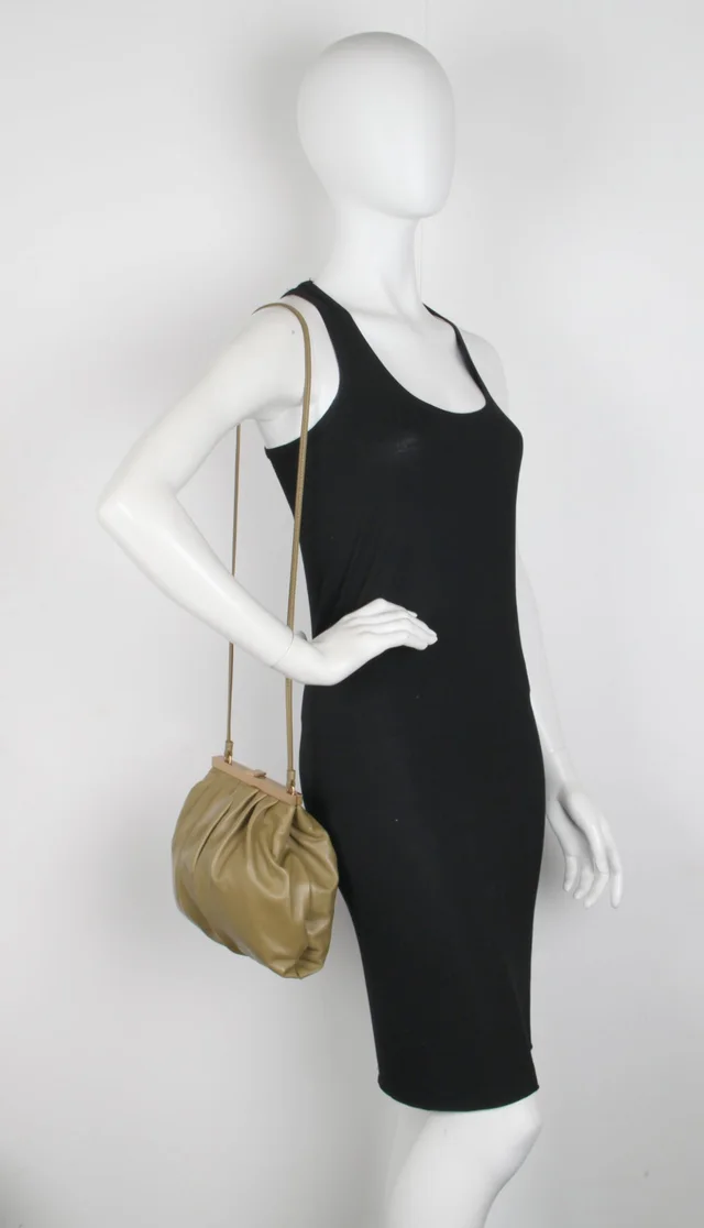 Mansur Gavriel Wave Frame Crossbody, Safari from Cultstatus, photo 1 of 1