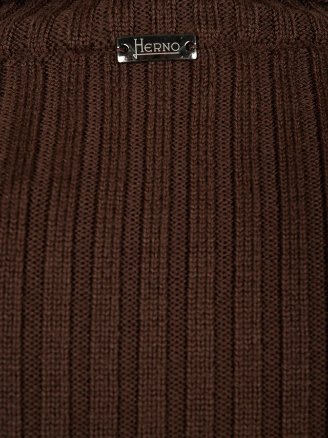 Herno Ribbed-knit turtleneck sweater, photo 3 of 3 from SENSER