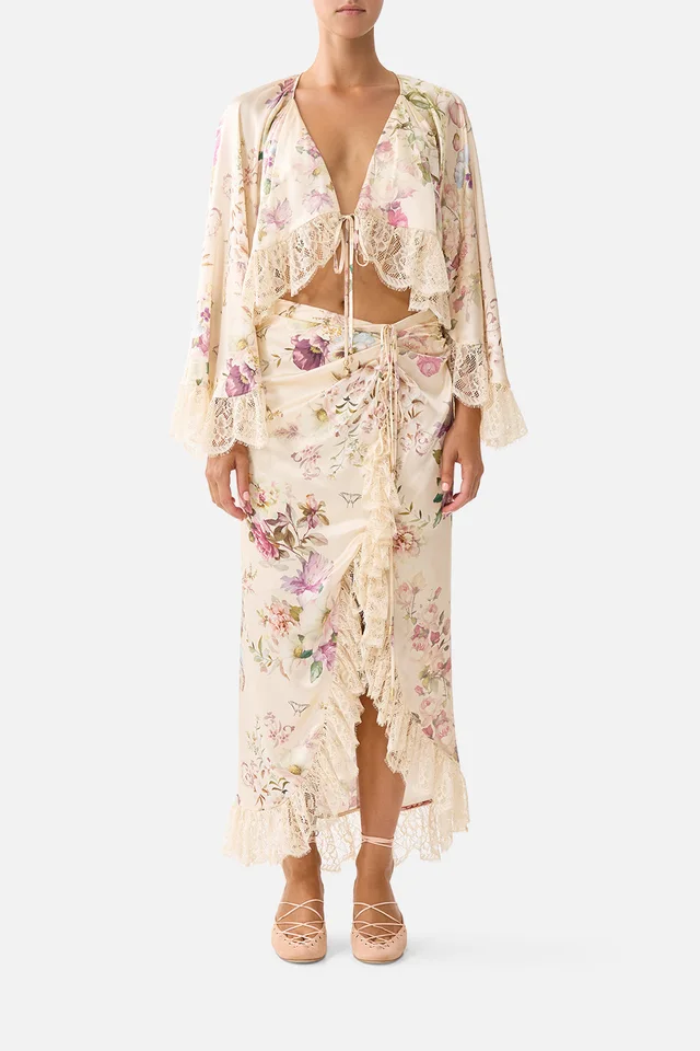 Camilla eBoutique WRAP TIE SKIRT WITH RUFFLE ADORNED IN ARANJUEZ from CAMILLA, photo 1 of 1