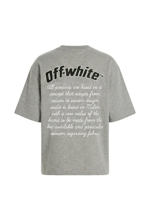 Off-White logo-print T-shirt, photo 2 of 2 from FARFETCH