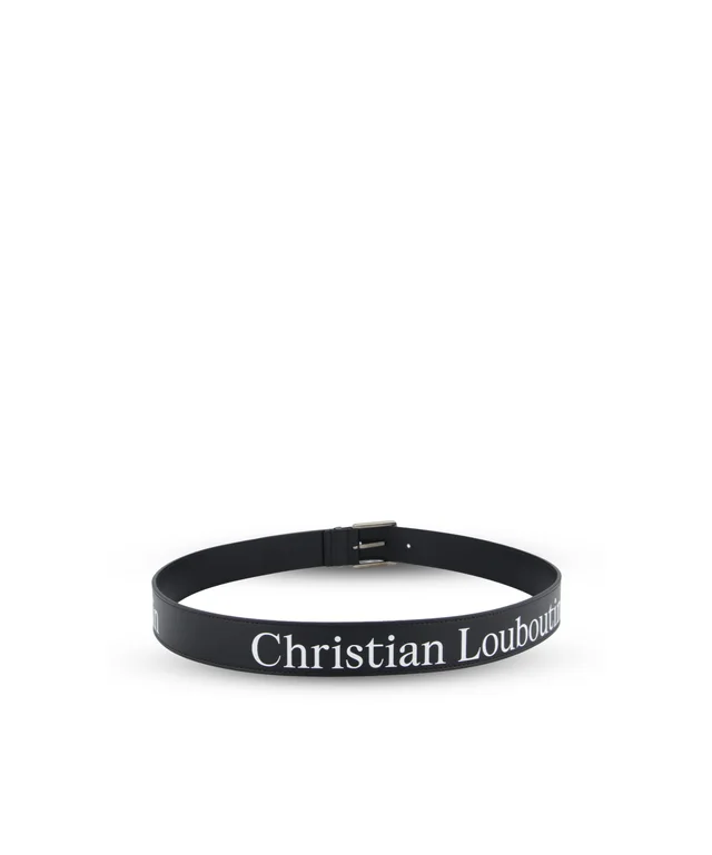 Christian Louboutin Logo Printed Buckled Belt, photo 2 of 4 from SENSER