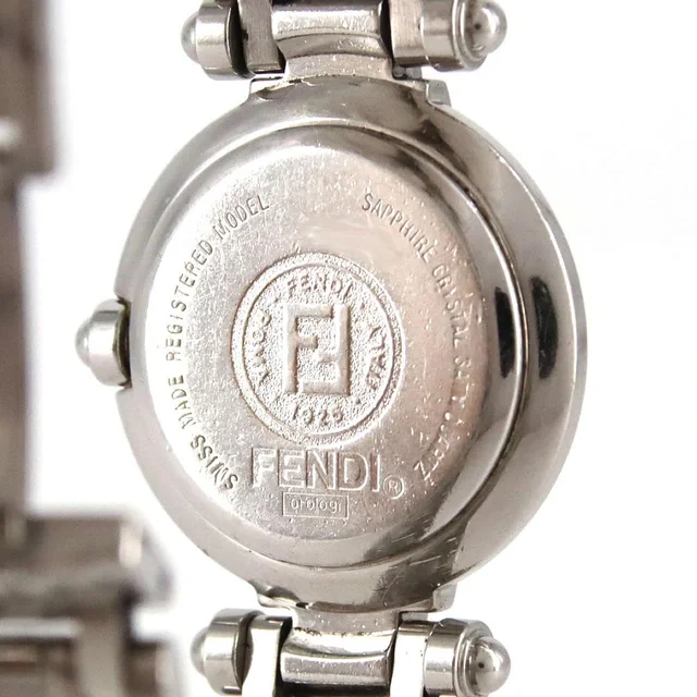 [Unserviced - Value Price] FENDI 750L SS Quartz in Dial color: black Case: stainless steel Bracelet: stainless steel from KOMEHYO, photo 5 of 6