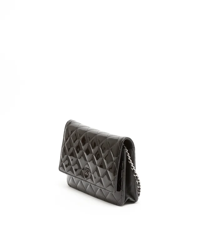 Chanel Patent Wallet On Chain Bag in Patent leather from A Retro Tale, photo 2 of 12