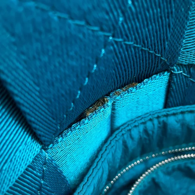 Bottega Veneta Cassette Shoulder Bag Blue Canvas in Blue Canvas from GALLERY RARE, photo 8 of 10