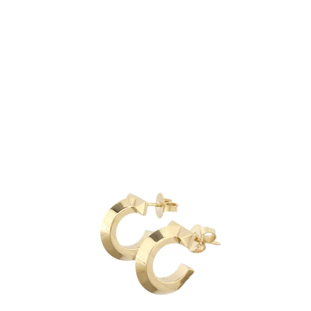 Tiffany & Co. T1 18k Yellow Gold Hoop Earrings XS in Yellow from Luxe.It.Fwd