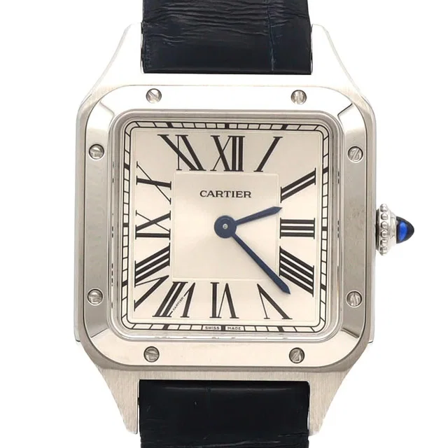 Cartier Santos Dumont SM Wssa SS Quartz Watch from The Reluxe