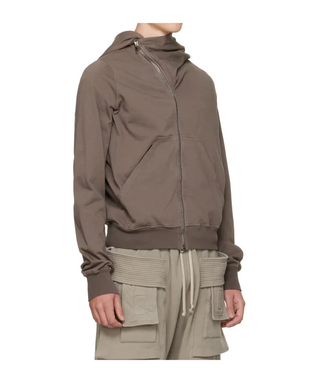 Rick Owens Drkshdw Asymmetric Zip Hoodie, photo 3 of 5 from SENSER
