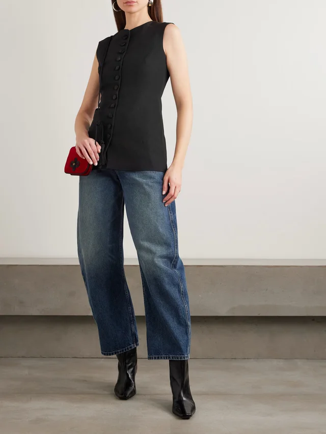 LIBEROWE Jayla woven vest in Black, photo 2 of 2 from NET-A-PORTER (Canada)