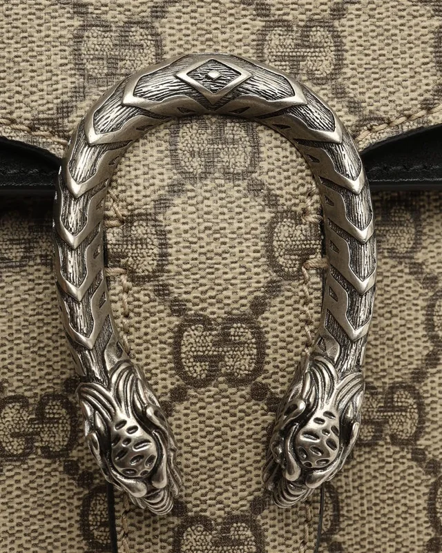 Gucci GG Supreme Small Dionysus Bag in Suede from A Retro Tale, photo 7 of 10