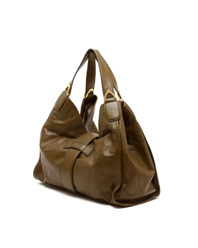 Gucci Small Soft Stirrup Bag in Canvas from A Retro Tale, photo 3 of 8