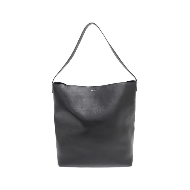 Saint Laurent Bold Hobo 819623 AADTX Bag in 1000/BLACK / SILVER metal fittings calf from KOMEHYO