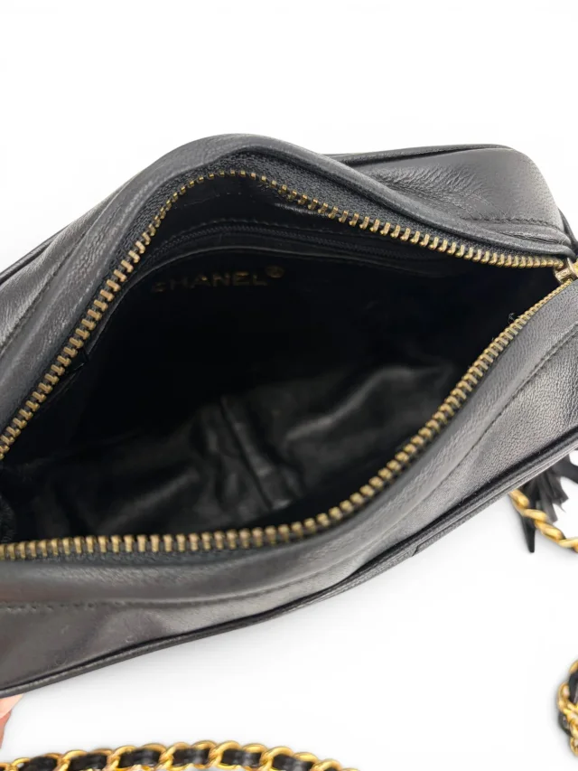 Chanel Vintage CC Camera Bag in Black Lambskin from Season 2 Consign, photo 1 of 1