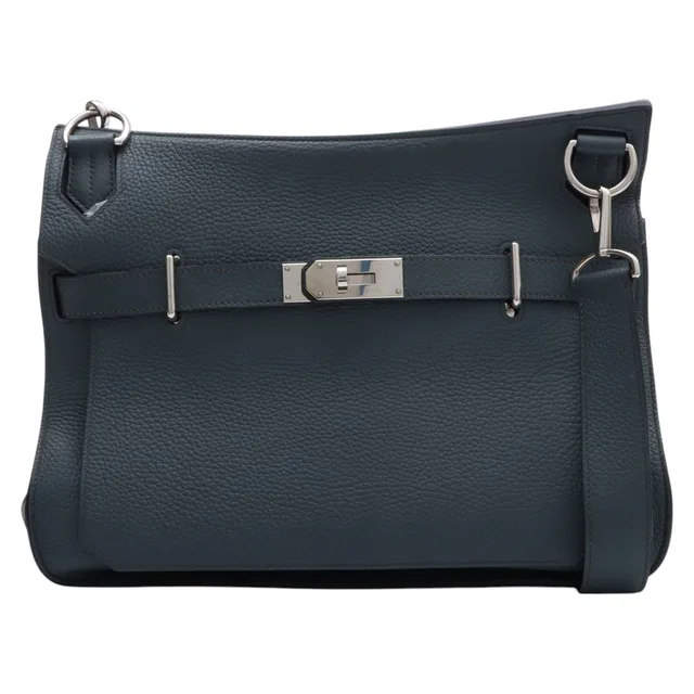 Hermès 2011 Gypsiere 34 Vert Cypress in Green Clemence leather from VINTAGE QOO TOKYO