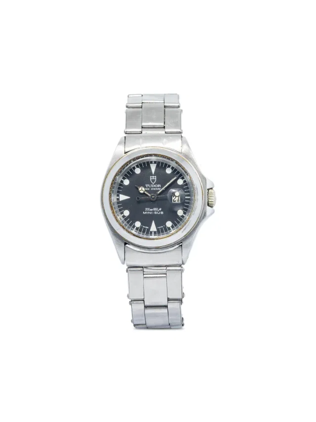 Tudor pre-owned Mini-Sub 33mm - women - stainless steel - One Size - Silver in silver|gray from Farfetch