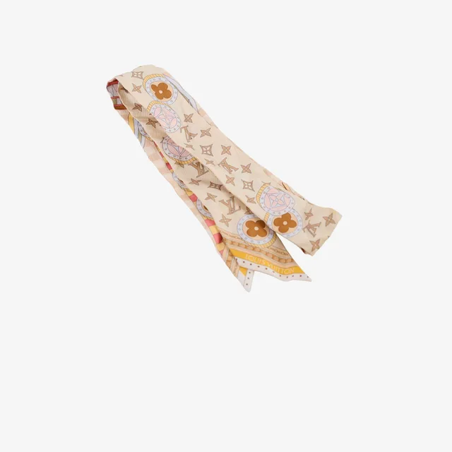 Louis Vuitton Jeu De Voyage BB Bandeau Beige in Beige Silk from The Purse Affair