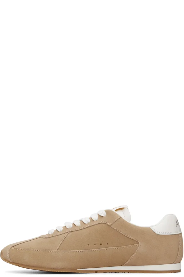 AMIRI Tan Pacific Flat Sneakers, photo 3 of 3 from SSENSE