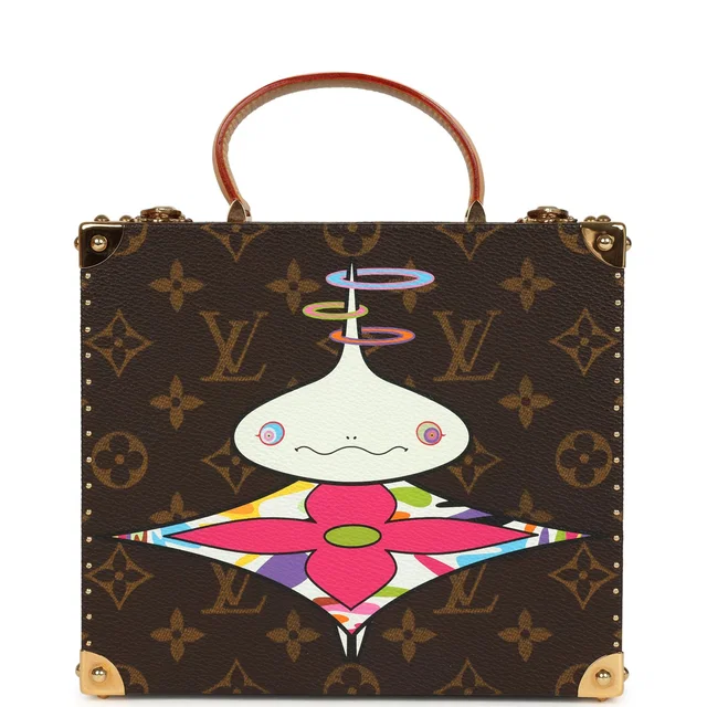 Louis Vuitton Vintage x Takashi Murakami Onion Head Jewelry Trunk Brown Multi Monogram Brass Hardware in Brown Coated canvas from Madison Avenue Couture