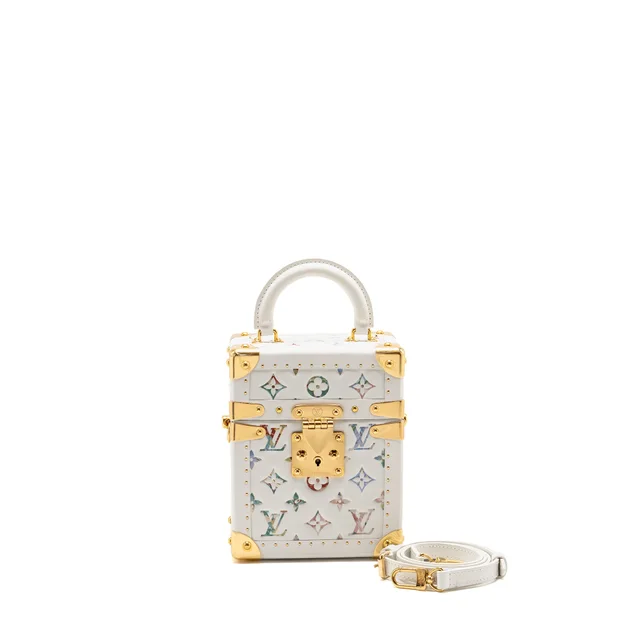 Louis Vuitton Camera Box leather cuir white GHW in White Box leather from EMIER