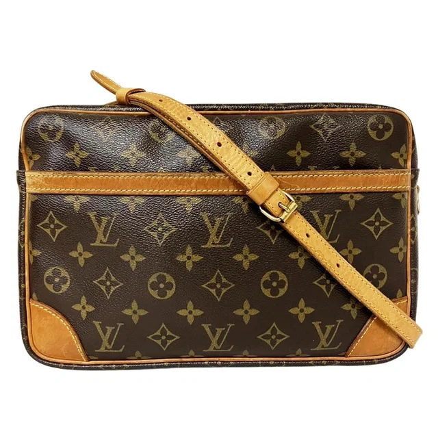 Louis Vuitton Trocadero 30 Monogram Shoulder Bag Leather Canvas in Canvas from The Reluxe