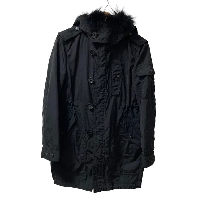 Burberry Black Label N-3B Coat in Black from LuxUness