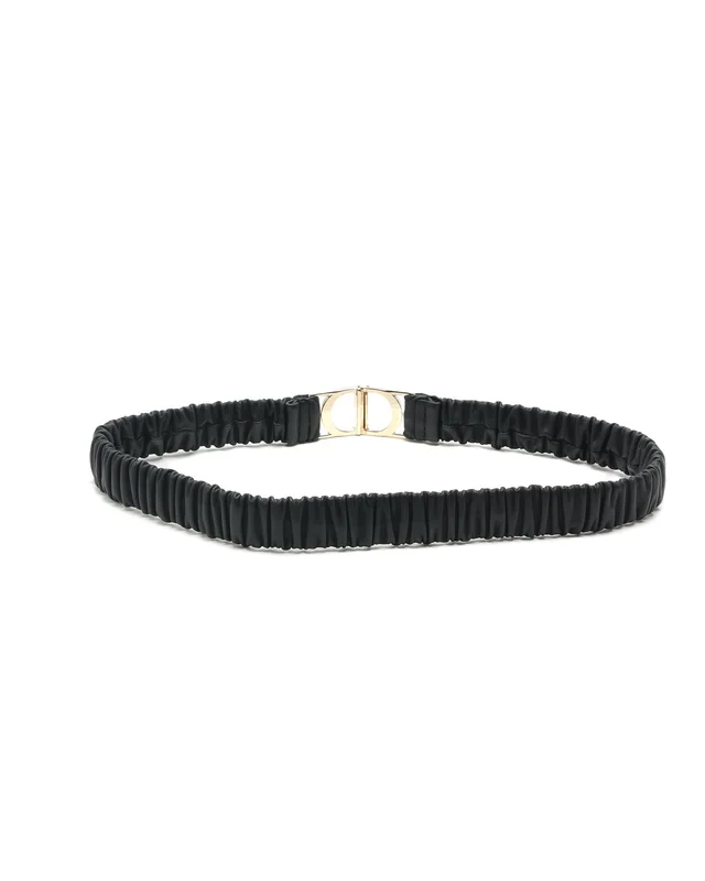 Dior CD Waist Belt in Leather from A Retro Tale, photo 2 of 3