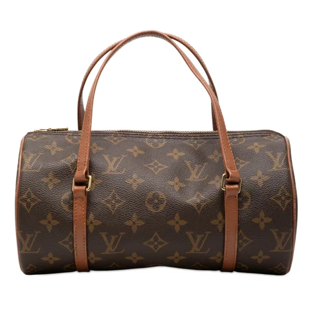 Brown Louis Vuitton Monogram Papillon 26 Handbag in Brown Coated canvas from Designer Revival