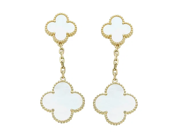 Van Cleef & Arpels Magic Alhambra Pendant Earrings from CIRCA Vault