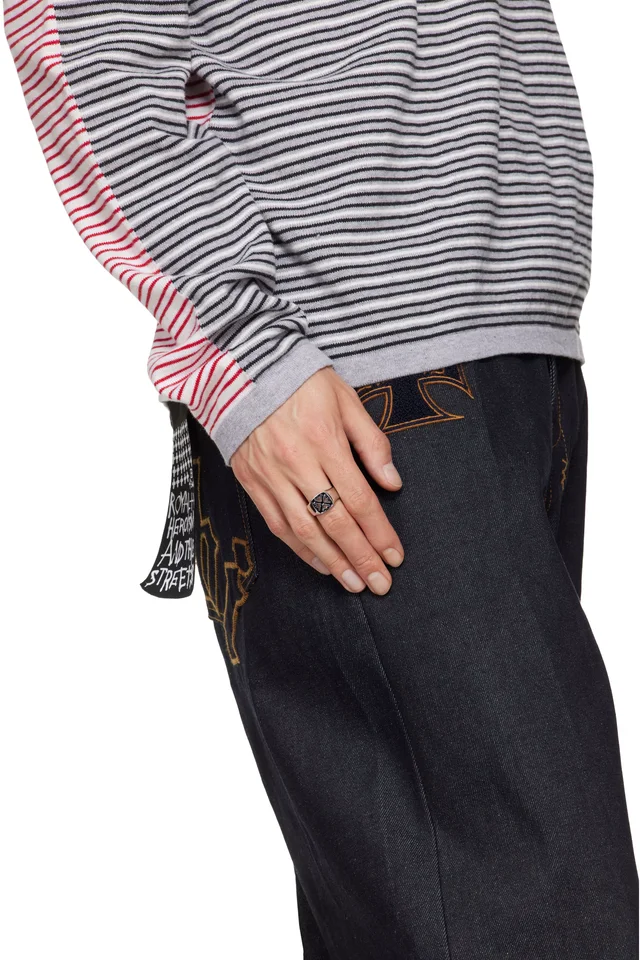 Off-White Enamel Arrow Ring, photo 2 of 2 from SSENSE
