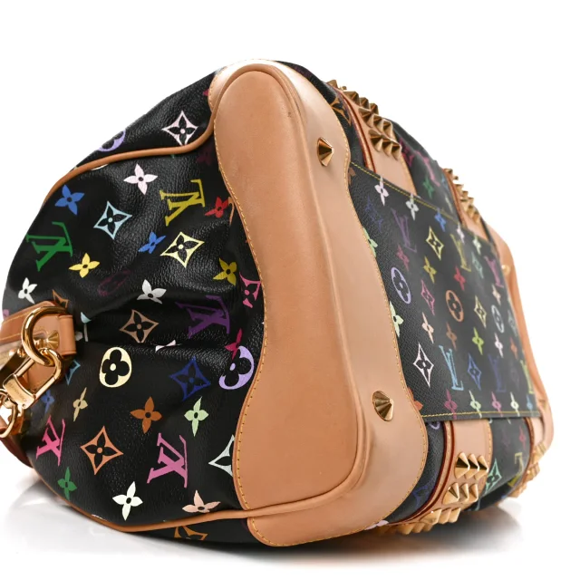 Louis Vuitton Monogram Multicolor Courtney GM Black in Black Coated canvas from FASHIONPHILE, photo 8 of 9
