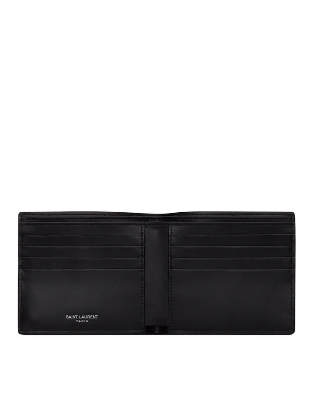 Saint Laurent TINY CASSANDRE East/West wallet in shiny leather, photo 4 of 4 from SENSER