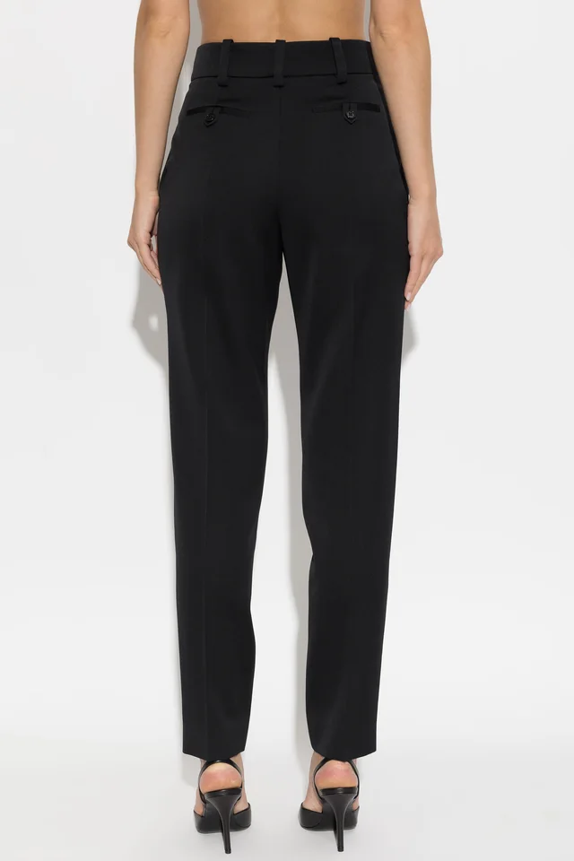 Balmain pleated wool trousers, photo 2 of 4 from SENSER