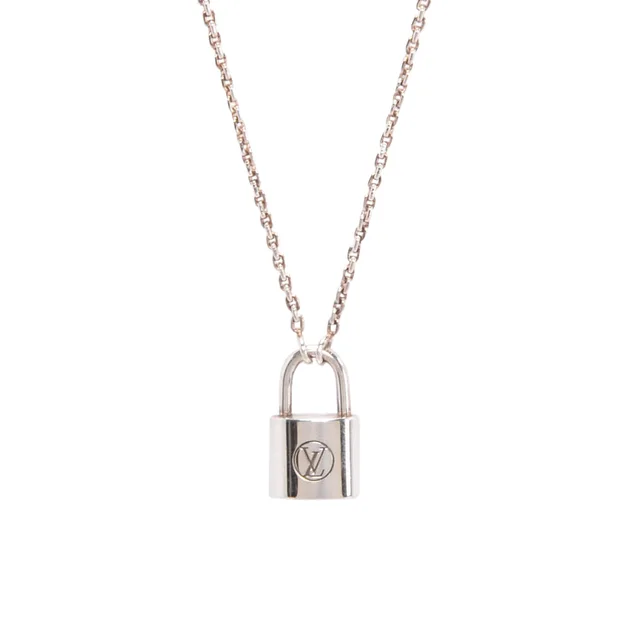 Louis Vuitton Sterling Silver Lockit Pendant in Silver from Blue Spinach