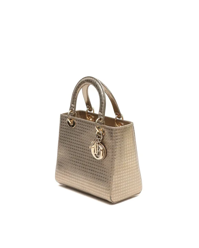 Medium Cannage Lady Dior Bag in Leather from A Retro Tale, photo 2 of 9