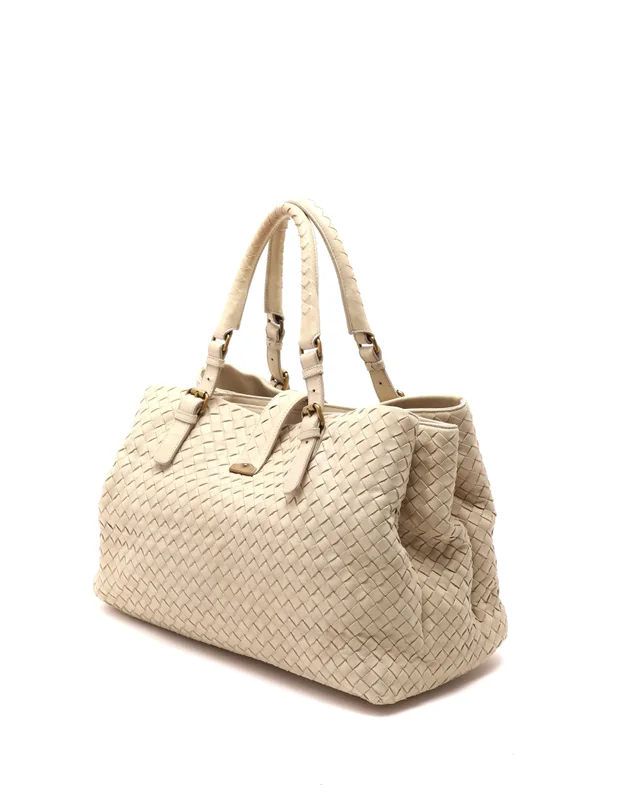 Bottega Veneta Large Intrecciato Roma Bag in Woven leather from A Retro Tale, photo 3 of 8