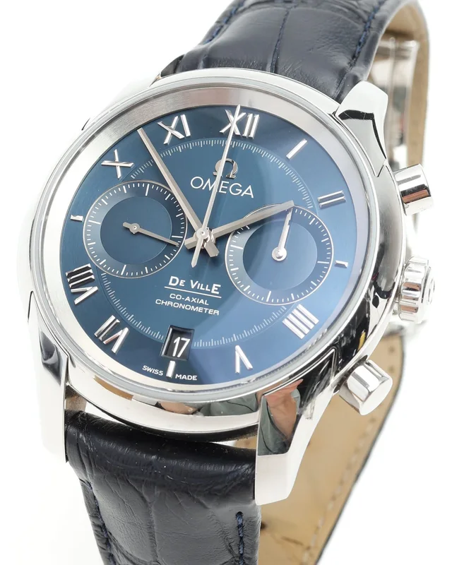 Omega De Ville Chronograph 42mm 2016 Watch in Leather from A Retro Tale, photo 2 of 2