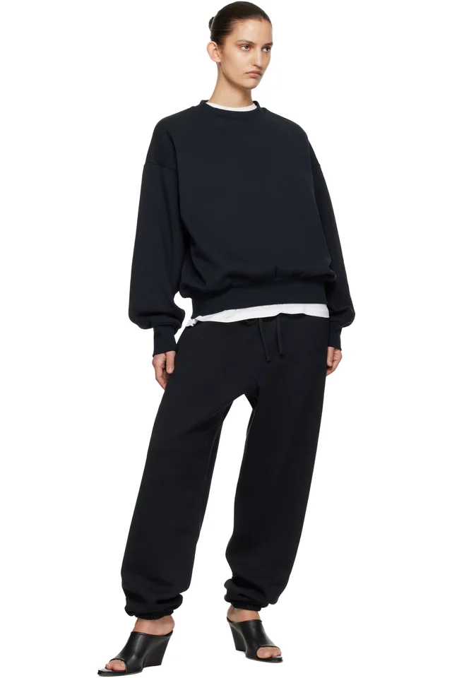 Fear of God ESSENTIALS Black Classic Sweatpants, photo 4 of 4 from SSENSE