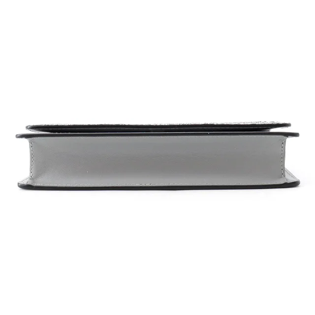 Maison Margiela Glitter Chain Wallet Silver/Gray Leather in Grey Leather from GALLERY RARE, photo 2 of 2
