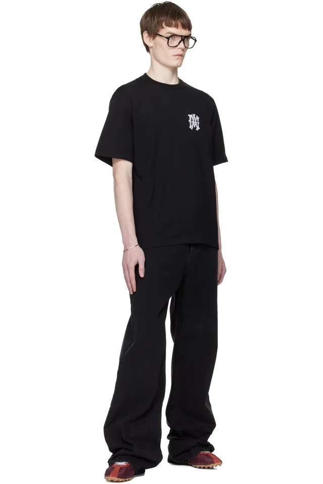 AMIRI Black MA Chateau T-shirt, photo 4 of 4 from SSENSE
