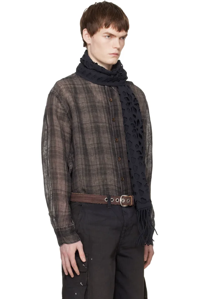OUR LEGACY Brown Above Shirt, photo 2 of 5 from SSENSE