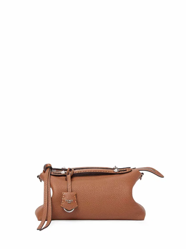 Fendi By The Way Shoulder Bag — Brown Calf Leather in Brown Calfskin from HEWI