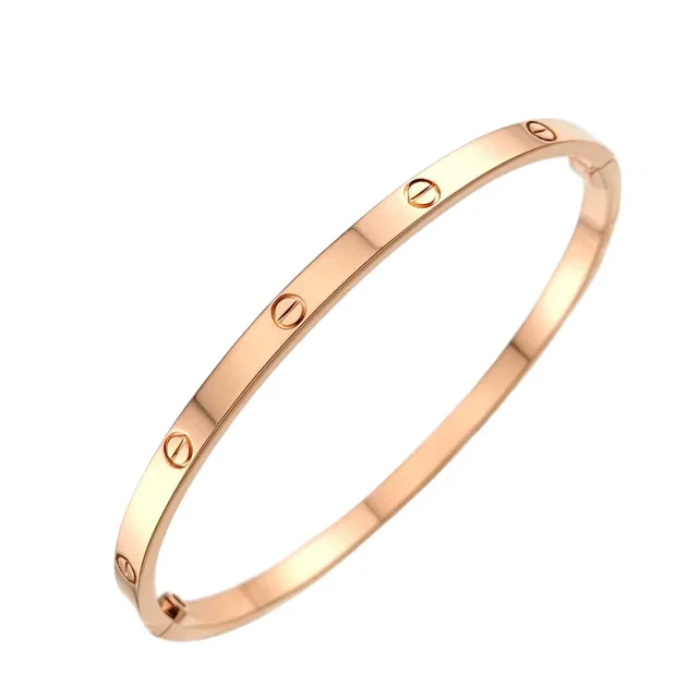 Cartier Love Bracelet Small SM 17 18k Pink Gold 750 Bangle Bracele in Pink from The Reluxe