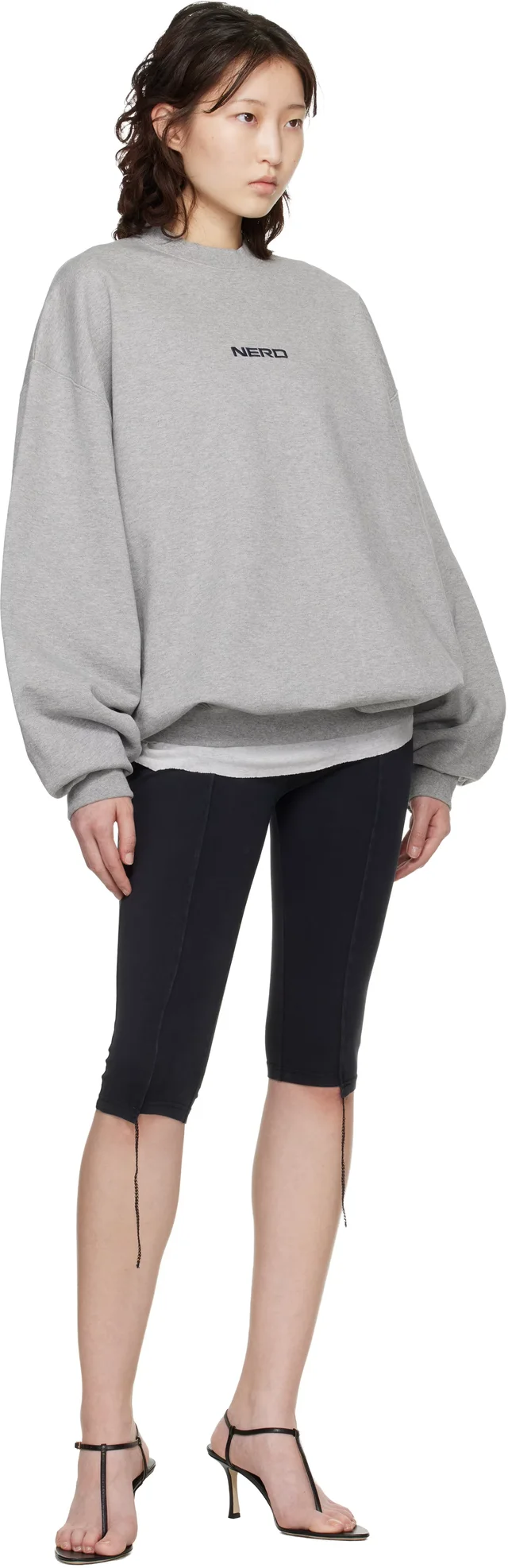 VETEMENTS Black Cut-Up Capri Trousers, photo 4 of 4 from SSENSE