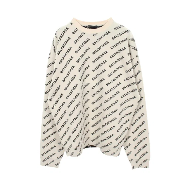 Balenciaga Cotton Wool Knitwear in Wool from LuxUness